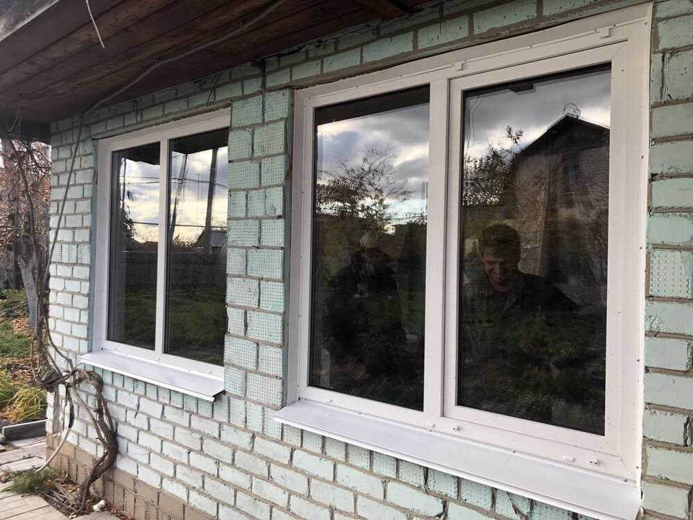 Установка пластиковых окон на даче