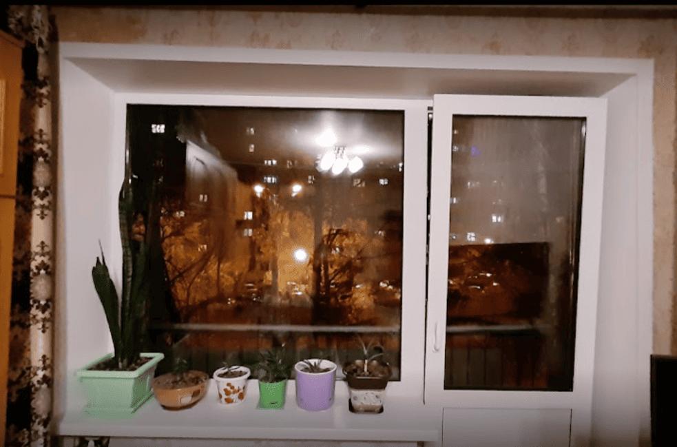Замена окна и балконной двери в квартире