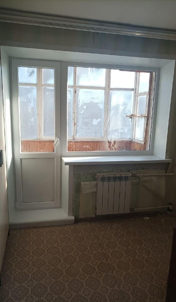 Замена старого балконного блока на пластиковый